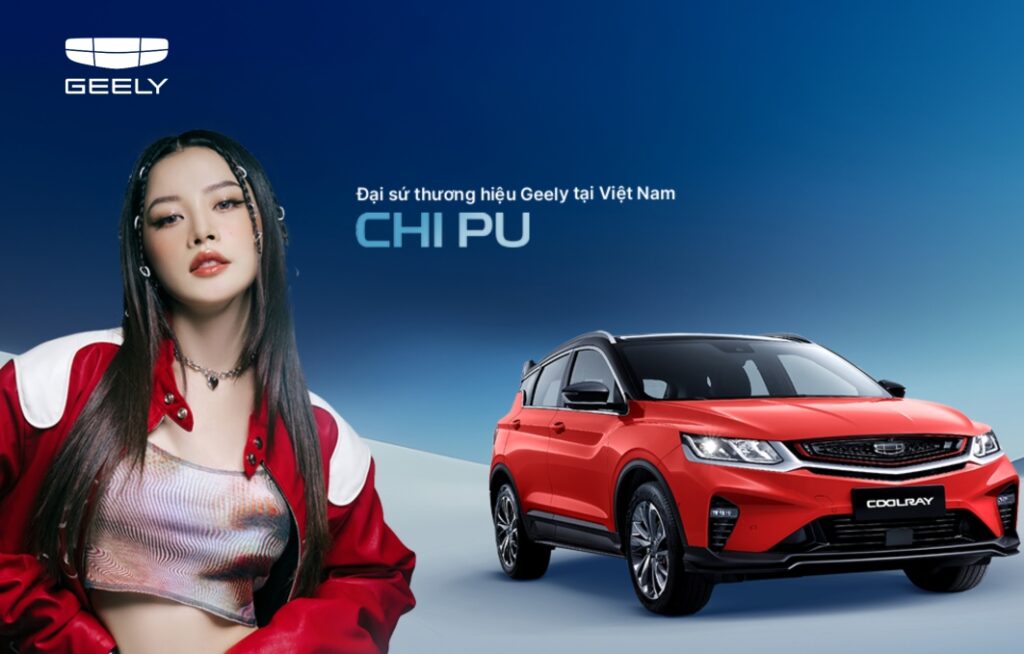 Đại sứ thương hiệu Geely Quảng Nam Chi Pu