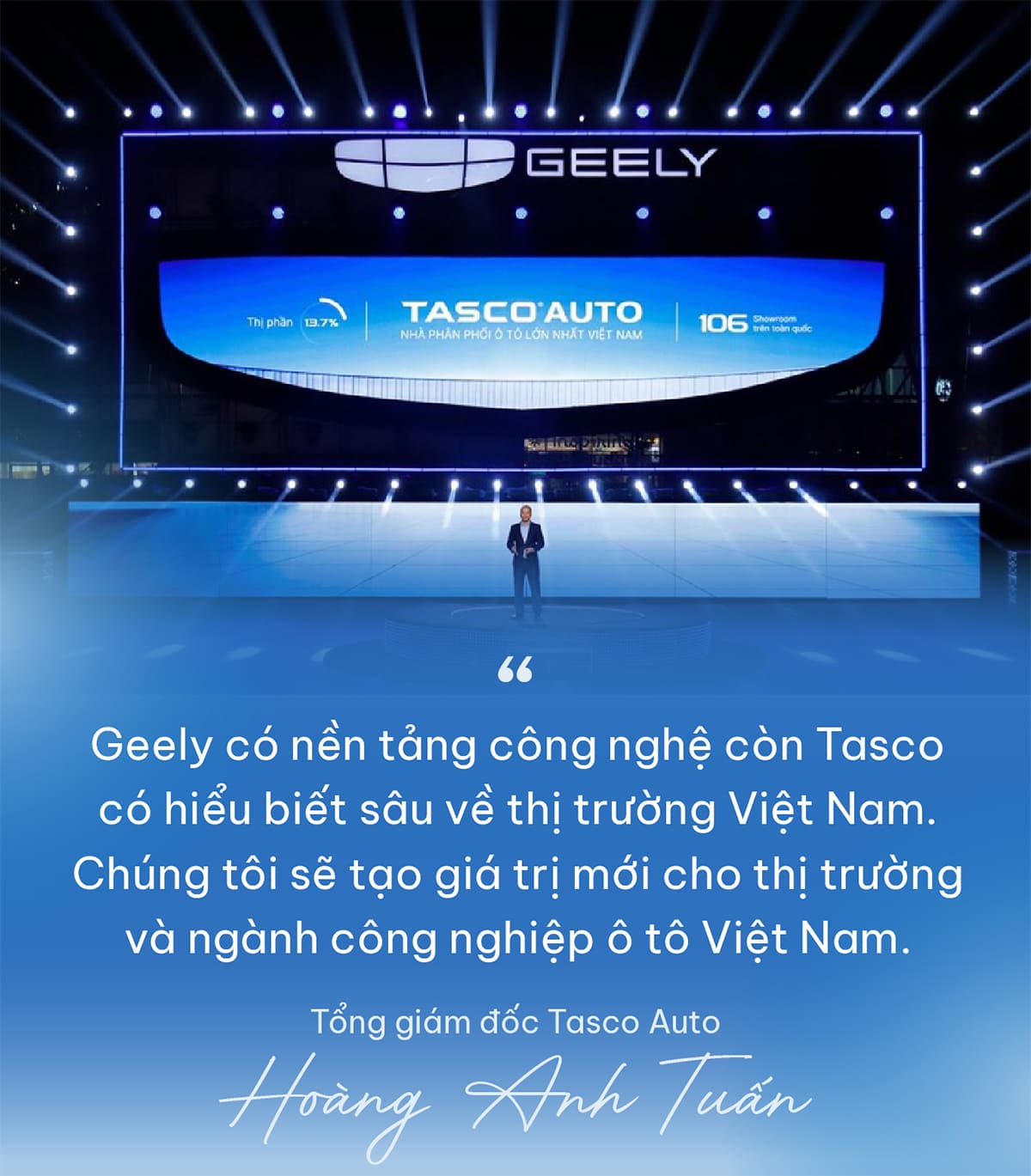 Tasco Auto bắt tay với Geely Tasco Auto bắt tay với Geely